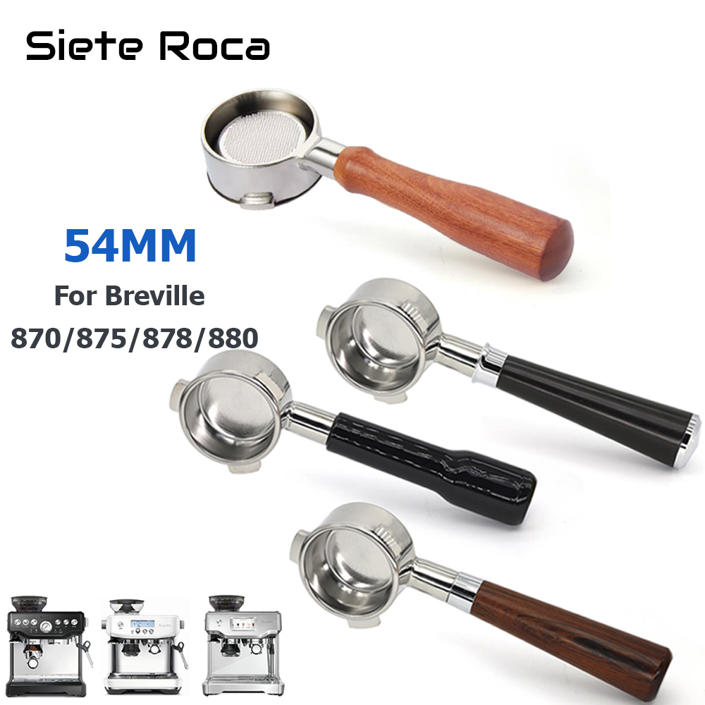 Naked Portafilter Bottomless - 54mm 3-Loch Kaffee Bodenloser Siebträger mit