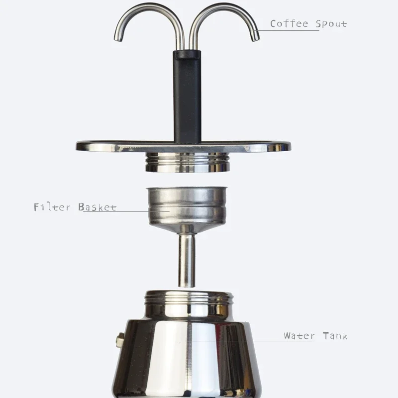 200 ml Mini Moka Topf Doppel R – Coffee Equipment For Home Bewertung und Preis
