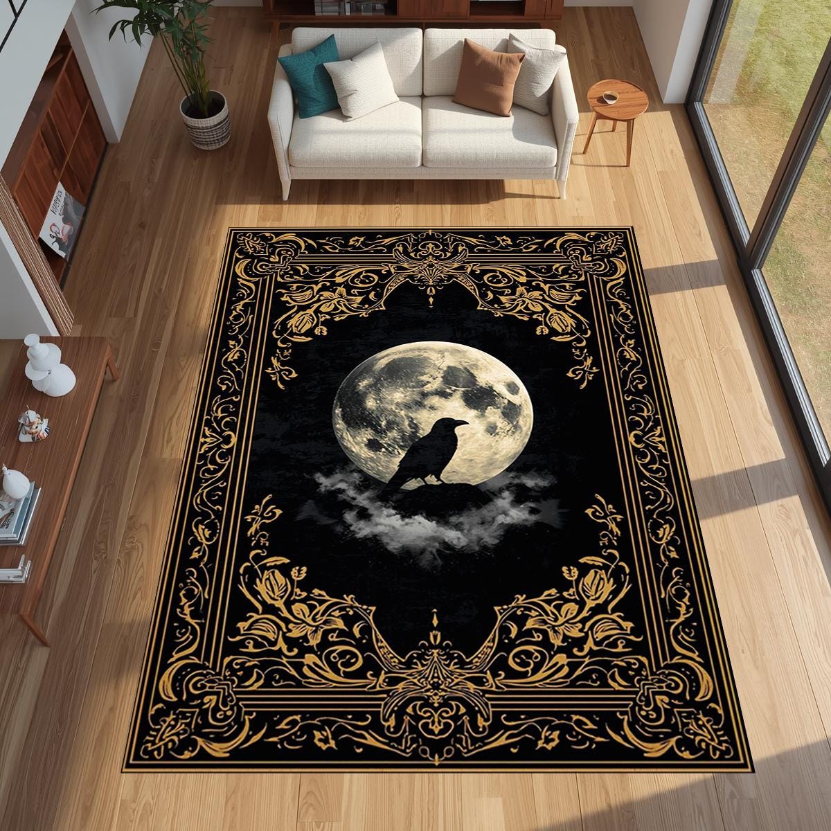 Gothic Golden Raven Full Moon  – Coffee Equipment At Home Bewertung und Preis