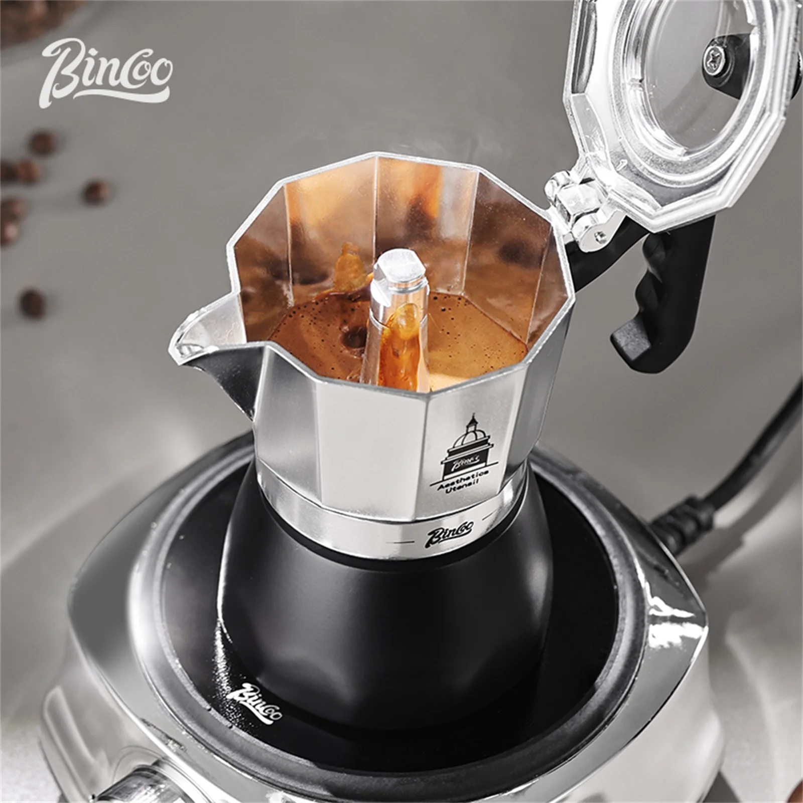 BINCOO Doppelventil-Moka-Topf, – Coffee Equipment At Home Bewertung und Preis